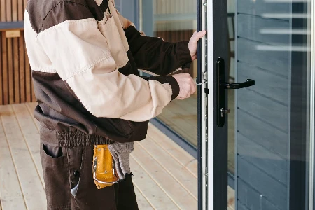 Cleaning And Polishing Glass Door Installation in St. Cloud, FL